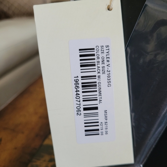 VALENTINO ORLANDI Black Studded Handbag with Striped Bow - Picture 12 of 12